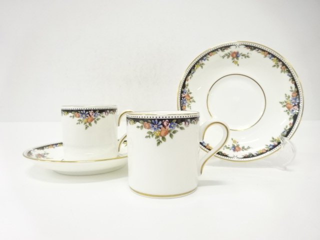 WEDGWOOD　ウェッジウッド　オズボーン　デミタスカップ＆ソーサーペア　洋食器